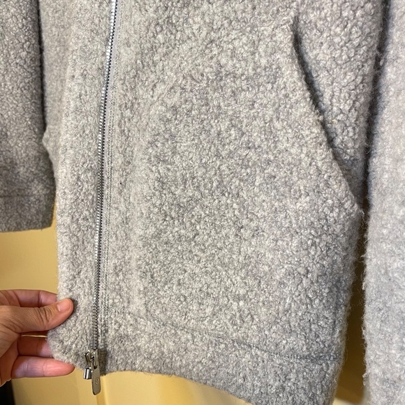 Lululemon Wool Gray Hooded Jacket - Picture 6 of 10